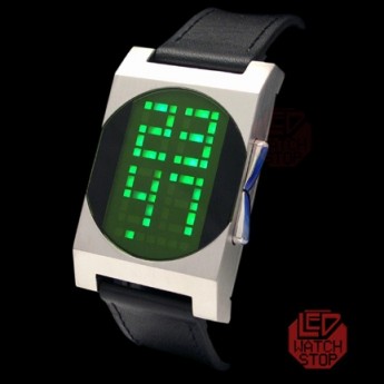 DIGITBEAT LED Watch - Dot Matrix Green