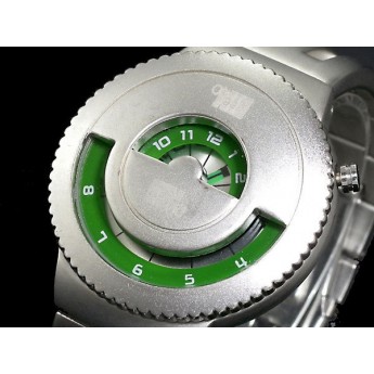ELEENO JEKYLL & HIDE JAPANESE DESIGNER WATCH BY SEAHOPE RARE & DISCONTINUED WATCHES green