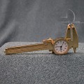 Mini Clocks Calipers Slide Measure Tool Miniature Clock