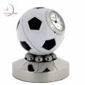 Miniature Clock, SOCCER/FOOTBALL TROPHY w/ Spinning Action