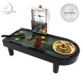 ROULETTE TABLE Casino Collectible Mini Clock - Wheel will spin!