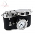 CAMERA 35MM MINIATURE VINTAGE STYLE PHOTOGRAPHY COLLECTIBLE MINI CLOCK