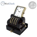 Miniature Clock, Vintage Style CASH REGISTER