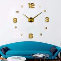 GIANT DIY 3D WALL CLOCK W/ MIXED NUMBERS HOME DECOR