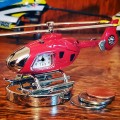 HELICOPTER MINIATURE EUROCOPTER 135-175 COLLECTIBLE AVIATION MINI CLOCK GIFT IDEA