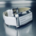 LED Watch - 01 THE ONE - IBIZA RIDE - White Leather