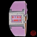 Binary LED Watch, KERALA TRANCE - Ladies - Lavender