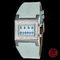 Binary LED Watch, KERALA TRANCE - Ladies - Blue