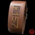 Leather Cuff LED Watch 