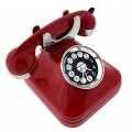 RETRO TELEPHONE VINTAGE STYLE MINIATURE PHONE COLLECTIBLE MINI CLOCK GIFT