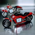MOTORBIKE MINI DESK CLOCK MOTORCYCLE COLLECTIBLE GIFT