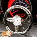 STEERING WHEEL MINIATURE SPORTS CAR COLLECTIBLE MINI CLOCK for INSTAGRAM